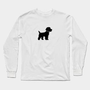 Little Poodle (Black Version) Long Sleeve T-Shirt